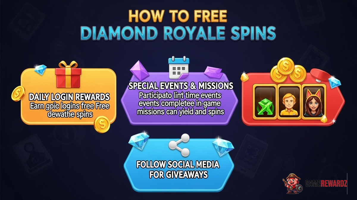 How to Get Free Diamond Royale Spins
